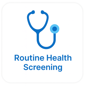 Men's routine health screening Glasgow