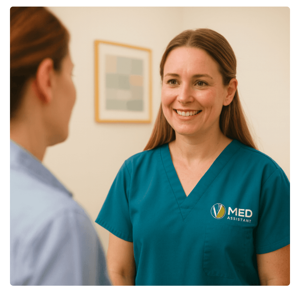 Contraceptive implant fitting at MedAssistant clinic in Glasgow